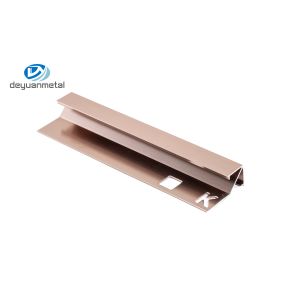 T5 Aluminium Carpet Edge Trim , 6063 Aluminum Transition Strips For Carpet