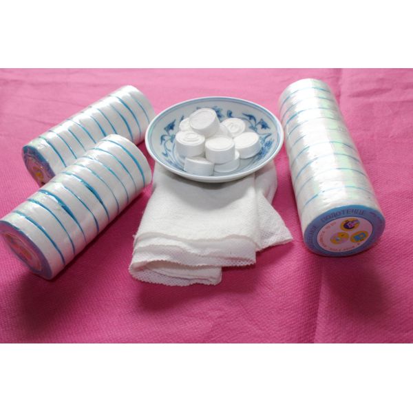 Nonwoven hotel Compressed Towel