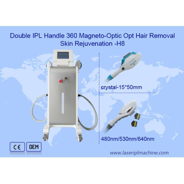 Buy Vertical SHR Hair Removal Machine 510 1200nm Wavelength Manual Training at wholesale prices