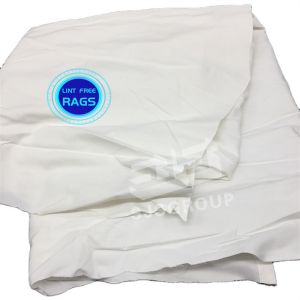 High Quality Standard Size White Bed Sheet Cotton Rags Cut Pieces Industrial Clothing Wiping Rags For Cleaning