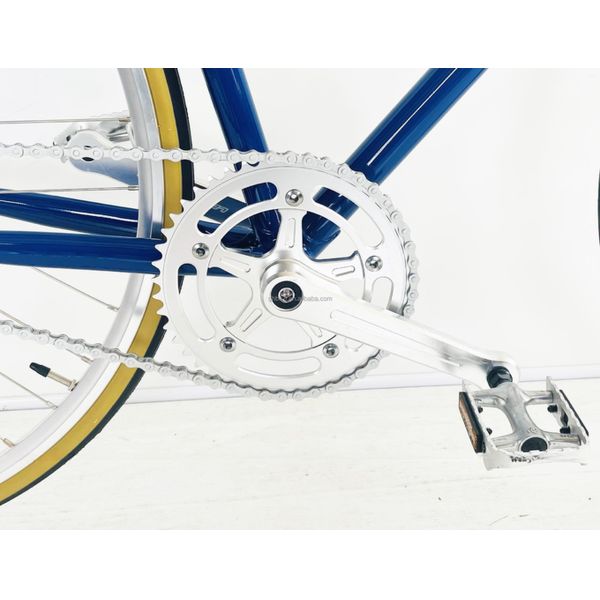 CR-MO STEEL 4130 Lugged Frame Fork for Vintage Inner SRAM 2S Track Fixie Gear Bicycle