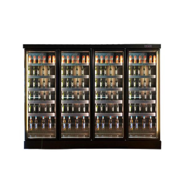 Buy Glass Door Multideck Chiller Drinks Beverage Display Refrigeration at wholesale prices