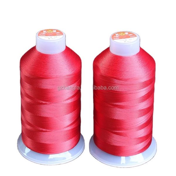 Plastic cone 100% continuous filament polyester thread TEX70 for crochet Free