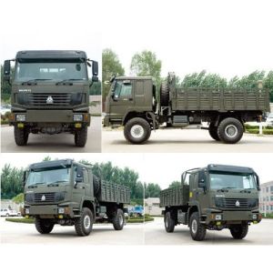Military 4x4 Heavy Cargo Trucks All Wheel Drive With EURO III Emission Standard