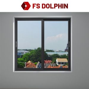 Soundproof Aluminum Sliding Window Thermally Broken Aluminium Double Glazed