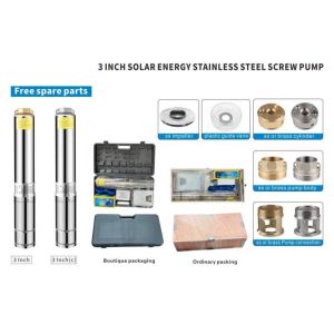 Agriculture Steel Solar Water Pump System Brushless Submersible 20HP