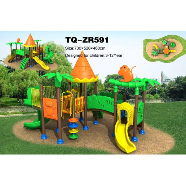 Buy Landscape Garden Kids Outdoor Playground Equipment Environmental Protection at wholesale prices