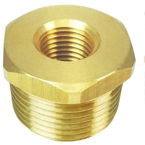 3/4" NPT Male X 1/4" NPT Female Brass Tube Fitting Hex Bushing
