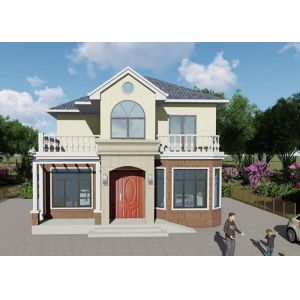 Galvanized Double Deck Light Steel Prefabricated house Villas Saving Australian