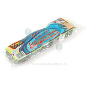 18g*3pcs Galvanized Scourer Mesh Zinc Coated Scrubber Pot Clean Ball Scrubbing