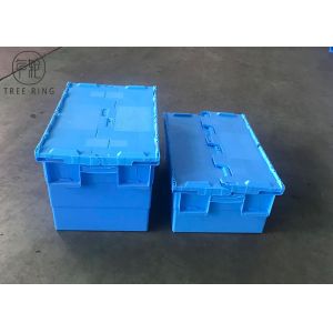 600 * 400 * 260 Mm Euro Stacking Containers , Plastic Nesting Crates With