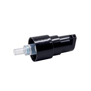 Black Plastic Treatment Pump Cosmetic Lotions Cream Pump Dispenser