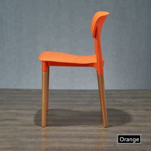 China Commercial Wooden Dining Chairs , Minimalism Plastic Outdoor Dining Chairs on sale