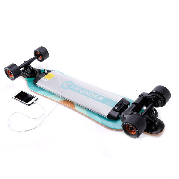Buy Blue Led Light Electric Skateboard , Smart Remote Control Electric Boosted Board at wholesale prices