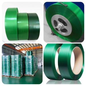 Brick Kiln Embossed Polyester PET Strap Extrusion Line 16mm Strapping Band