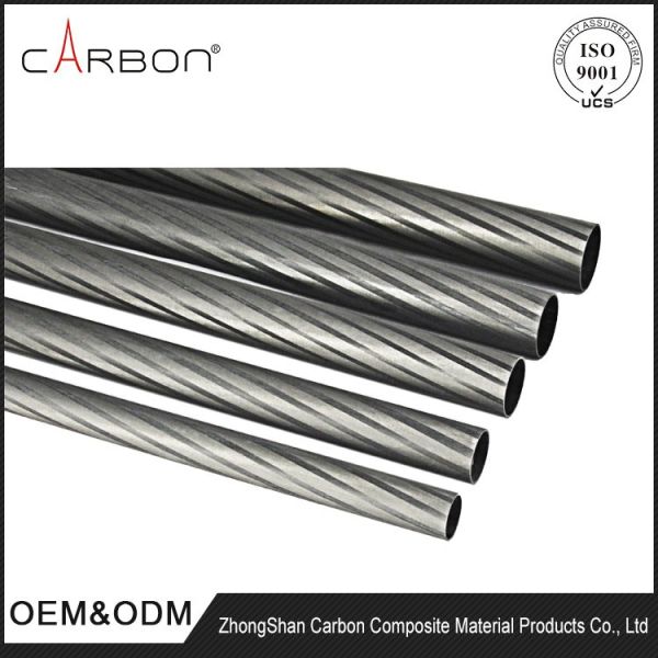 Customized Logo Carbon Fiber Tube Round Oval Square Shapes CBST001