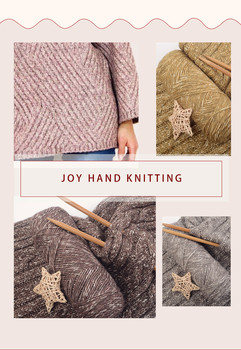 1/2.3NM Blending Velvet Spray Yarn For Knitting Sweater Overcoat