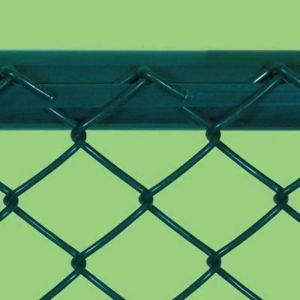 100ft Galvanized Black Chain Link Fence Cyclone Wire Mesh Fence Panel Chain Link