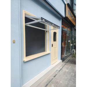 Grape Arbor Folding Window Connection Allowing Harvest Access from Kitchen