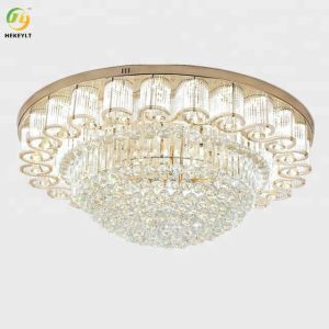 Modern Luxury K9 Crystal Celling Light For Bedroom Living Room Hall