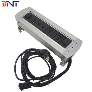 CE approved 180 degree electric rolling tabletop power socket box
