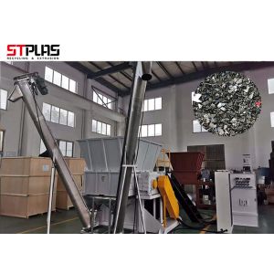 Hard Material Precious Plastic Shredder Machine One Shaft Design Longlife