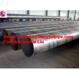 China Spiral welded steel pipes on sale
