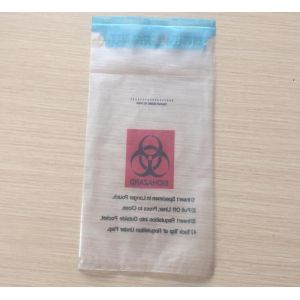 Adhensive tape bag, self seal bagsYellow/red/black biohazard infectious/medical