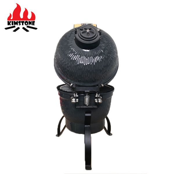 Auplex Kimstone Kamado Style Ceramic Smoker Bbq Grill 13 Inch Charcoal Bbq Grill
