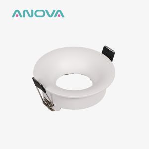 Quality White Round Downlight Enclosure 68mm Recessed Can Light Housing for sale