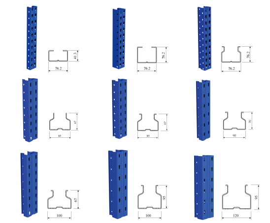 ISO9000 Powder Coating 500kg Per Shelf Warehouse Pallet Rack Shelving