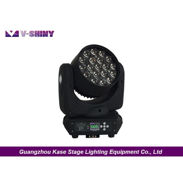 Buy 12w X 19pcs Rgbw 4 In 1 Dmx Moving Head LED Lights With Zoom Function at wholesale prices