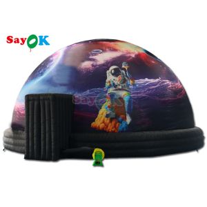 32.8ft Astronautic Inflatable Planetarium Projection Dome Tent Black Projection