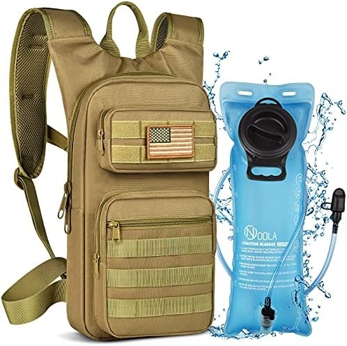 Buy Hydration Backpack with 3L TPU Water Bladder, Tactical Molle Water Backpack for Men Women, Hydration Pack for Hiking at wholesale prices