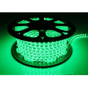 Green High Voltage LED Strip 165 Feet / Roll 14.4W / M Lamp Power