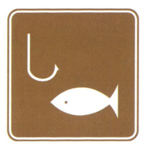 Tourist Attractions Brown Travelling Sign Reflective Film Sheet and Aluminum