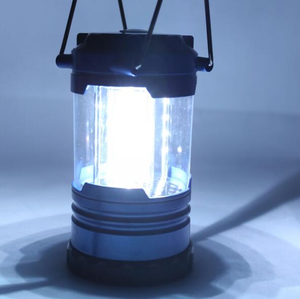 12 LED Bivouac Led Camping Lantern With Compass Plastic 3 X AA Batteries