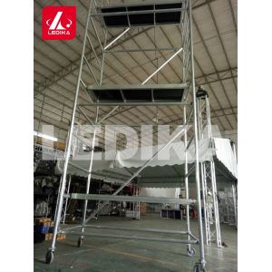 Folding Step Bench Working Platform Aluminum Layer Truss Protable Work Bench