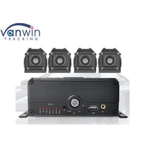 2TB HDD 256GB SD Vehicle Mobile DVR Digital Video Recorder System