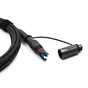 Duplex Optitap Cable LC UPC to LC UPC 2 Cores 9/125 G.657.A1 LSZH Jacket