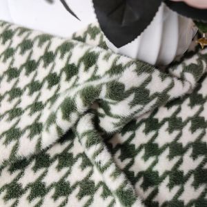 Custom Pattern Faux Fur Soft And Fluffy Fabric 58 / 60 Inches Anti Static