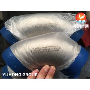 China ASTM A403 WP347H-S Stainless Steel 90 Degree LR Elbow Butt Weld Fitting ANSI B16.9 on sale