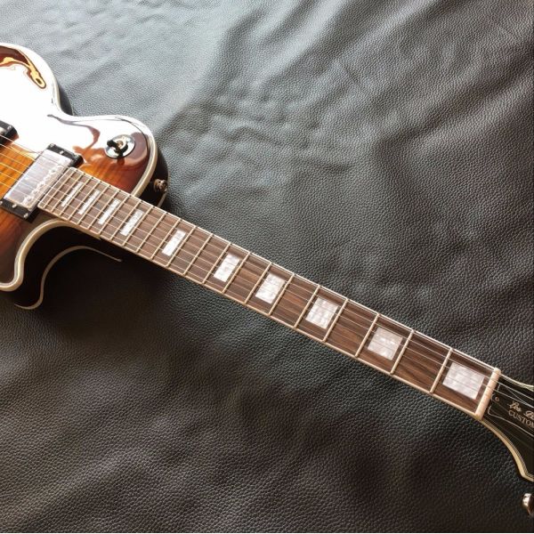 2017 line up custom 1959 R9 Tiger Flame LP Electric guitar,Chrome hardware,Chibson solid mahogany LP guitar