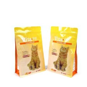 Custom Printing Food Grade k Dog Food Package Flat Bottom Bags For Pet Food