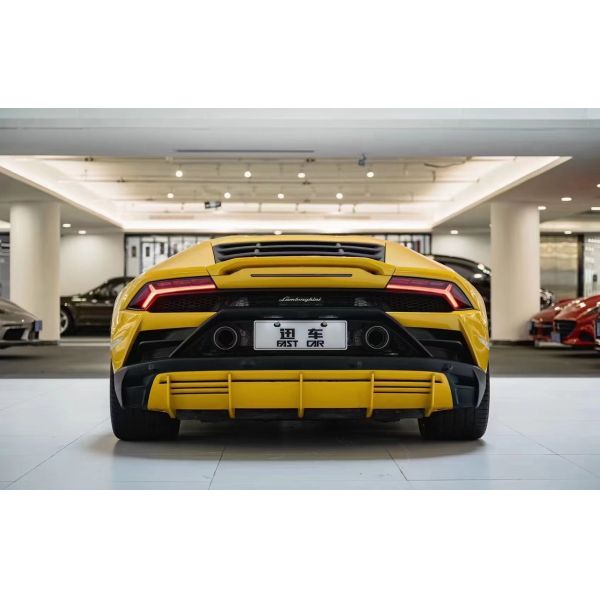 White EVO Style Carbon Fiber Body Kit Replace Front And Rear Bumper Evo Widebody Kit