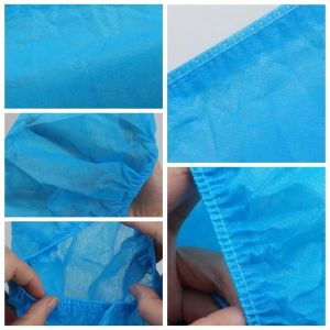 Non Slip Eco Friendly Breathable Disposable Shoe Cover 35g