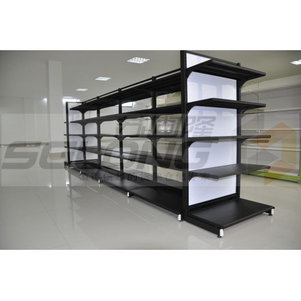 Buy Professional Retail Double Sided Gondola Shelving Units 100kg - 150kg Capacity at wholesale prices