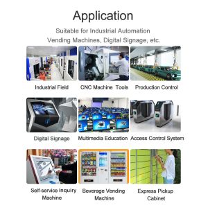 Intel Series Fanless Industrial PC With 2LAN 2COM And Support Dual Screen