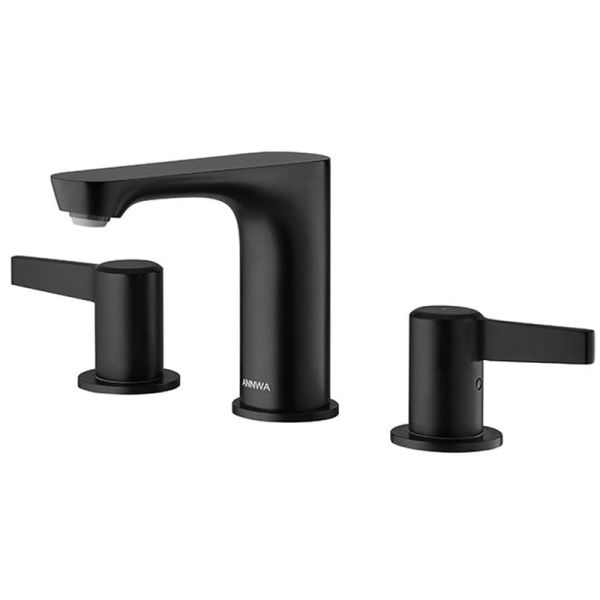 Buy N23M688BK Matte Black Bathroom Faucet Two handle Polished Finish at wholesale prices