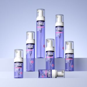 Foam Dispensing with Pump Cap on Customizable Foam Pump Bottle